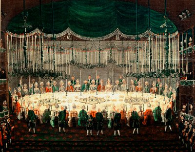 Reception in Honour of the Princes of the North (Detail) by Gabriele Bella