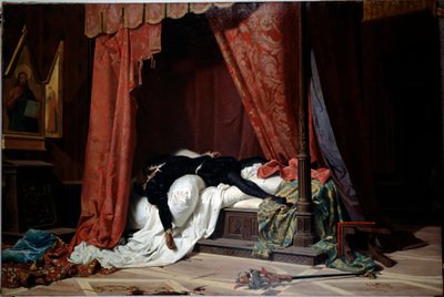 Death of Duke of Florence Alessandro de Medici Killed by Lorenzino de Medici by Gabriele Castagnola