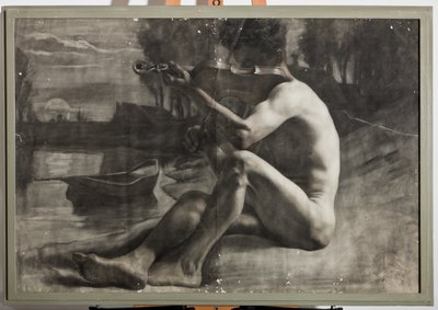 Male Figure, Nude by Gaetano Bellei