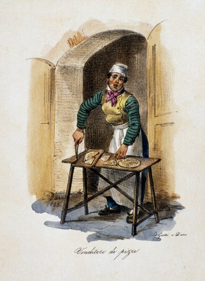 Pizza seller by Gaetano Dura