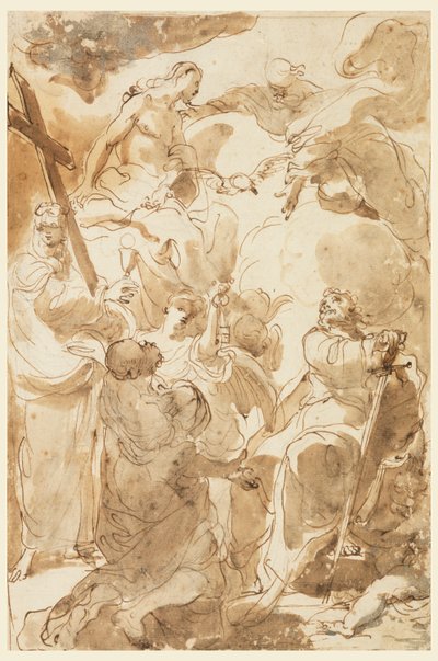 The Trinity and the Apostles, St. Peter and St. Paul by Gaetano Gandolfi