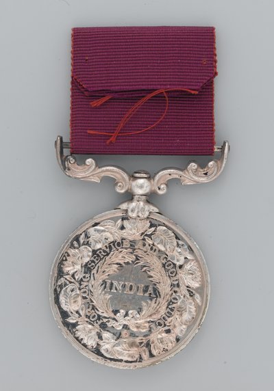 Long Service and Good Conduct Medal, Naik Karam Khan by Gaetano Matteo Monti