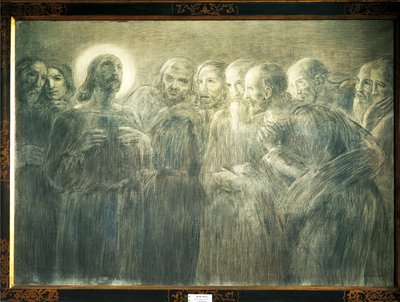 Christ among Apostles by Gaetano Previati