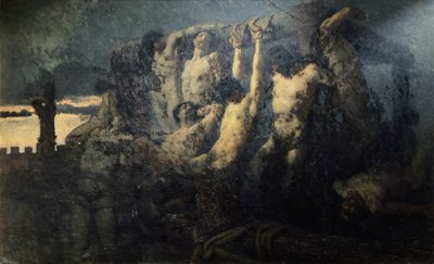 Hostages of Crema by Gaetano Previati