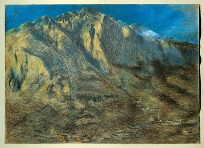 Mount Resegone by Gaetano Previati