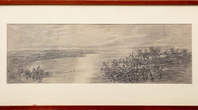 The Branch of Lake Como by Gaetano Previati