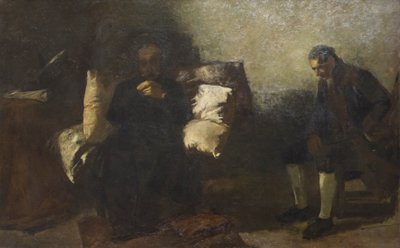 The Last Hours of Carlo Alberto, Oporto by Gaetano Previati
