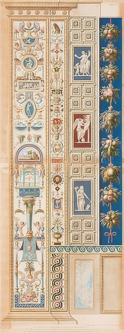 Pilaster Loggia I (Decoration Resting on a Mask) by Gaetano Savorelli