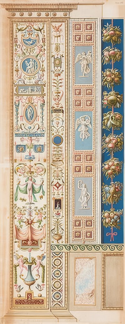 Pilaster Loggia XII (Decoration Growing Out of a Vessel) by Gaetano Savorelli