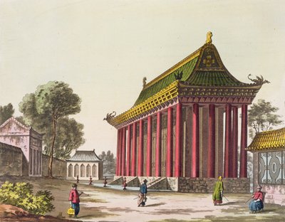 The European Palace at Yuen-Ming-Yuan, illustration from Le Costume Ancien et Moderne by Giulio Ferrario by Gaetano Zancon