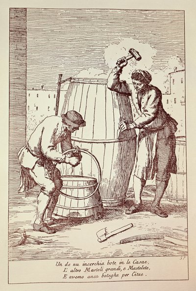 Coopers at Work by Gaetano Zompini