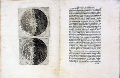 Leaf of book Sidereus Nuncius (Sidereal Messenger) by Galileo Galilei, 1610 by Galileo Galilei