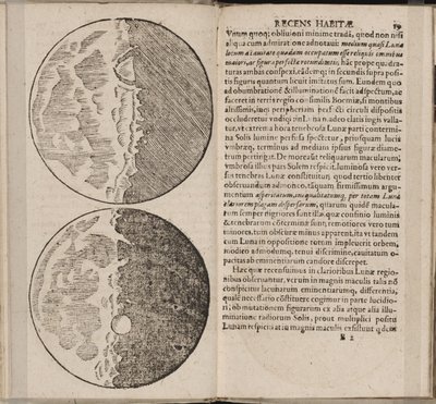 Leaf of Book Sidereus Nuncius by Galileo Galilei, 1610 by Galileo Galilei