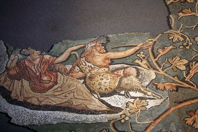 Mosaic Depicting Lycurgus Punishment by Gallo-Roman