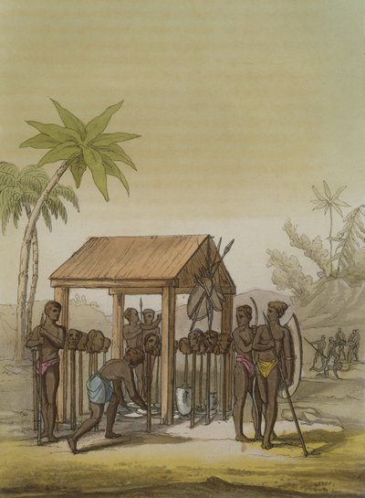 Tomb of the Kings of Guinea with Votive Heads, plate 33 from 