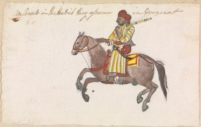 An Arab in the Clothes of Guyirat by Gangaram Chintaman Tambat