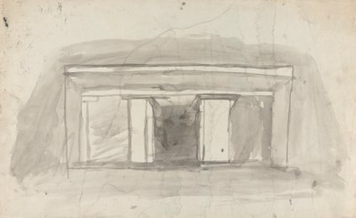 Sketch of the Valley and Village of Errole Taken from Dookumba by Gangaram Chintaman Tambat