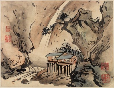 Finger Painting, from an album of ten by Gao Qipei