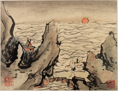 Finger Painting, from an Album of Ten by Gao Qipei