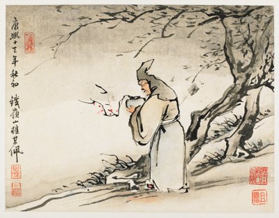 Finger Painting, from an Album of Ten by Gao Qipei