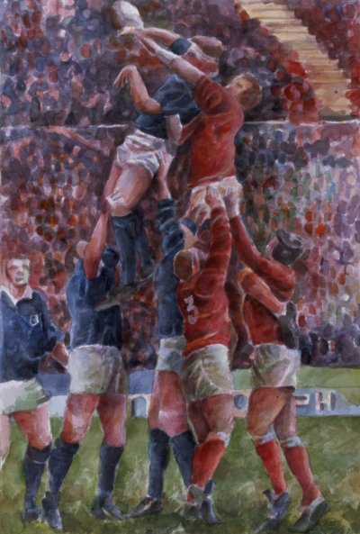 Rugby International, Wales V Scotland by Gareth Lloyd Ball