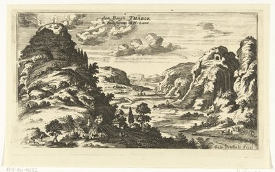 View of Mount Tabor and the Transfiguration of Christ by Gaspar Bouttats