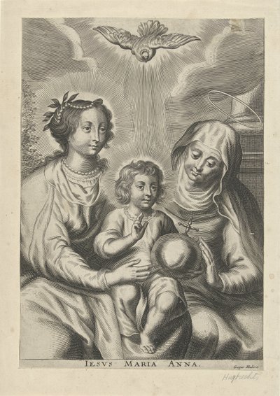Anna in Three (title on object: Iesus Maria Anna) by Gaspar Huybrechts