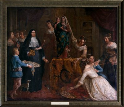 Archduchess Isabella of Spain Donates Her Jewels to the Basilica of St. Martin in Halle by Gaspar De Crayer