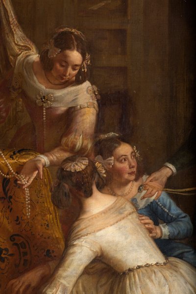 Parish Church of Saint-Brice. The Archduke Isabel of Spain Giving Her Jewelry to the Basilica of Saint-Martin of Halle. Gaspar de Crayer. by Gaspar De Crayer