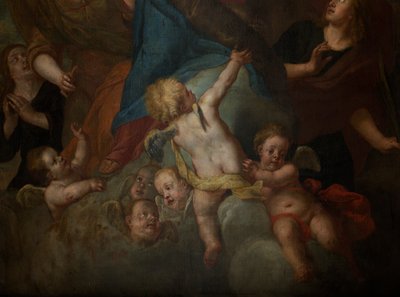 Parish Church (Sint-Walburgakerk). Painting. Gaspar de Crayer. 1652 by Gaspar De Crayer