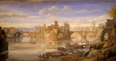 Tiber Island by Gaspar van Wittel