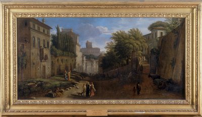 Via Capo le Case by Gaspar van Wittel