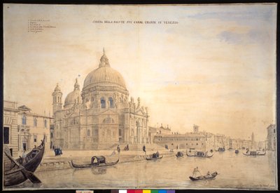 Chiesa della Salute, Grand Canal, Venice by Gaspar van Wittel