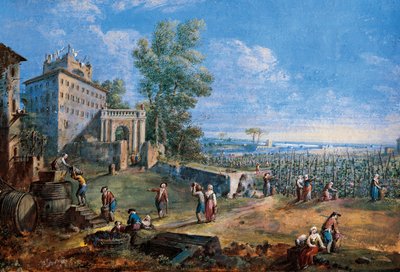 The Harvest by Gaspar van Wittel