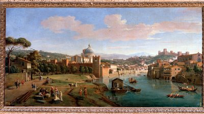 View of Verona and the Banks of the Adige River by Gaspar van Wittel