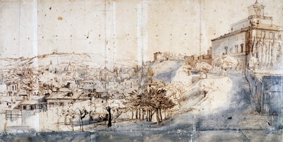 Villa Medici in Rome by Gaspar van Wittel