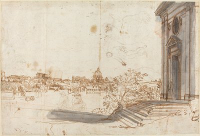 A View of Rome from Santa Maria del Priorato by Gaspar van Wittel