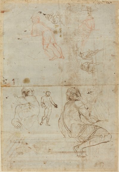 Figures from the Farnese Palace and from Life by Gaspar van Wittel after Annibale Carracci