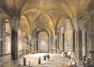 Haghia Sophia, plate 5: the north entrance by Gaspard (after) Fossati