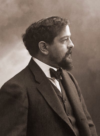 French composer (1862-1918) Claude Debussy - Portrait of the French composer Claude Debussy (1862-1918) 1908 - photo Nadar by Gaspard Felix Tournachon Nadar