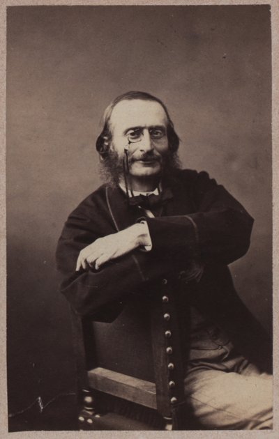 Portrait of Jacques Offenbach by Gaspard Félix Nadar