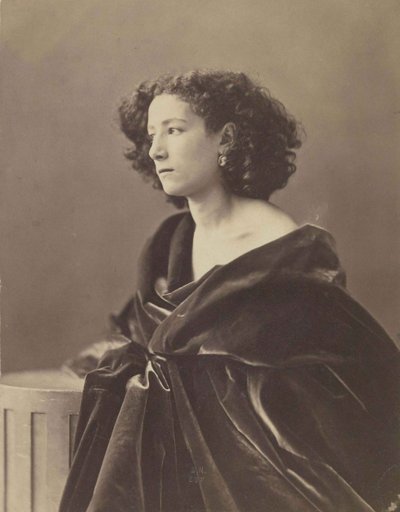 Portrait of Sarah Bernhardt by Nadar