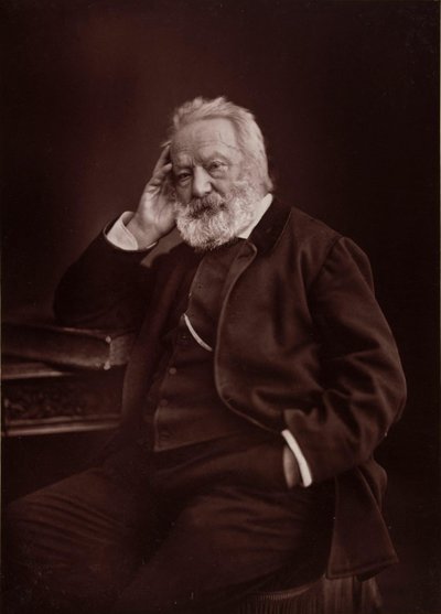 Portrait of Victor Hugo 1802-1885 by Gaspard Félix Nadar
