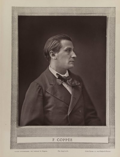 Portrait of the Poet François Coppée, c. 1875 by Gaspard Félix Nadar