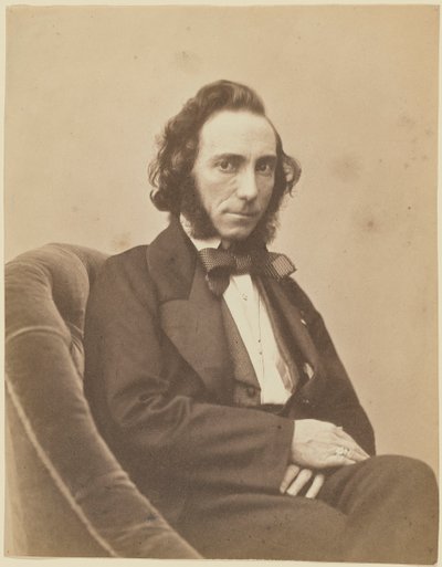 Portrait of the Violinist and Composer Ernesto Camillo Sivori by Gaspard Félix Nadar