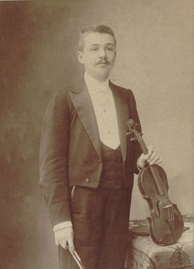 Portrait of the Violinist and Composer Henri Marteau 1874-1934 by Gaspard Félix Nadar
