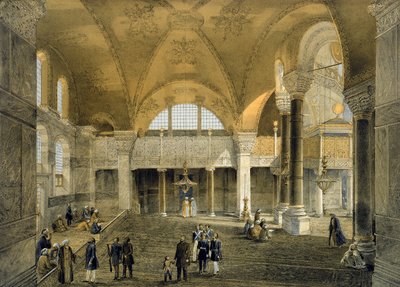 Haghia Sophia, plate 9: the new Imperial Gallery by Gaspard Fossati
