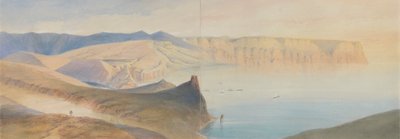 Cape Aia and Balaklava Bay, 1854 by Gaspard Le Marchant Tupper
