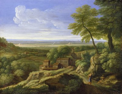 Classical Landscape by Gaspard Poussin Dughet