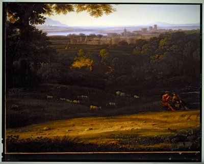 Italian Pastoral Landscape, undated by Gaspard Poussin Dughet